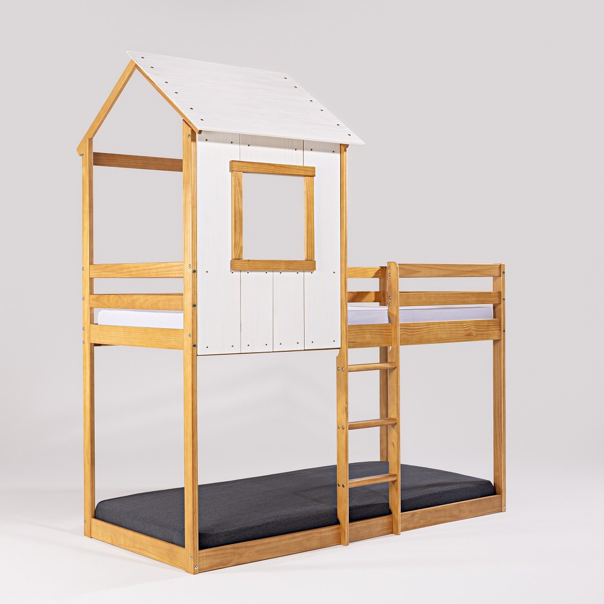 Beliche Infantil Cabana em Madeira Maciça Montessoriano Tree House